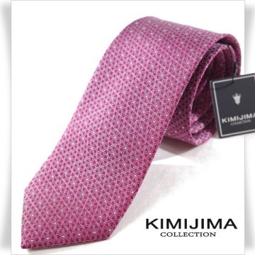新品1円～★定価1.7万 KIMIJIMA COLLECTION 君島 キミジマ コレクション 日本製 シルク絹100％ネクタイ 織柄 正規店本物 ◆4584◆