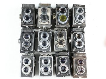 1038 12点まとめ MINOLTA YASHICA PRIMO RICOH 他 二眼レフカメラ まとめ まとめて 大量セット 送料1500円