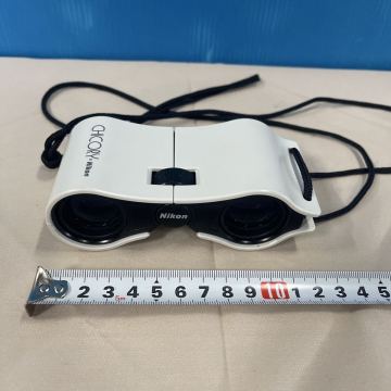 Nikon ニコン　双眼鏡 CHICORY　3.5x スポーツグラス 軽量　携帯に便利　コンパクト双眼鏡　 ホワイト　昭和