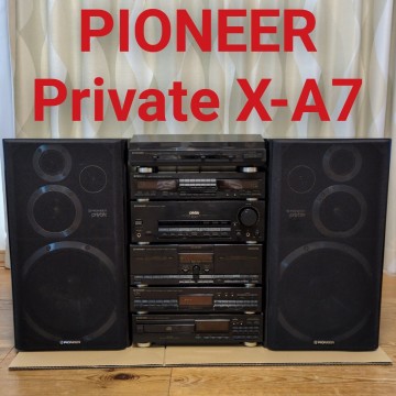 PIONEER Private X-A7 A-X650 S-X650V PL-X640 CT-X650WR F-X640 PD-X640 GR-X640 パイオニア バブルコンポ システムコンポ