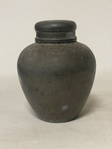 古錫 錫製　茶壷 在銘　唐物 古錫 沈存周 底印 斑紋 漢詩彫 茶心壷 茶壷 煎茶道具 茶入 時代物