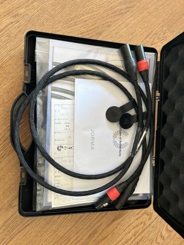 JORMA DESIGN DUALITY XLRケーブル 1m　正規品　ヨルマデザイン デュアリティー 元箱付き　バランスケーブル