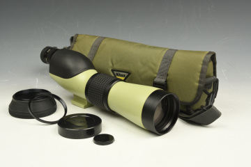 【TO】Nikon ニコン FIELD SCOPE D=60 P 20-45 &times; フィールドスコープ 単眼鏡 ソフトケース付き 現状品 中古