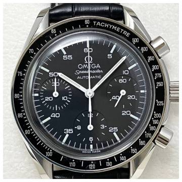 付属品、ベルト2種付き☆OH済み極美品のオメガスピードマスター時計☆自動巻き3510-50☆