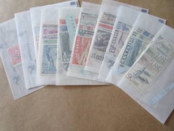 ★アイスランドの古い切手　未使用44枚　航空、風景他★