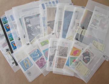 ★スウェーデンの切手　未使用62枚　小型5シート　切手帳5点★