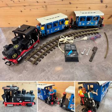☆Playmobil プレイモービル☆4000 Gゲージ　蒸気機関車セット ☆動作未確認☆