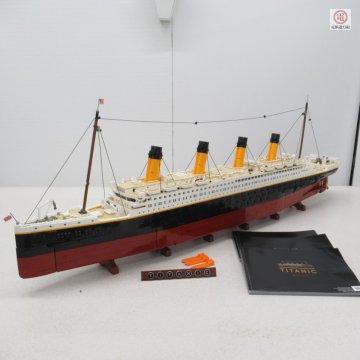 現状品 組立済 レゴ アイコン 10294 タイタニック号 LEGO TAITANIC【FG