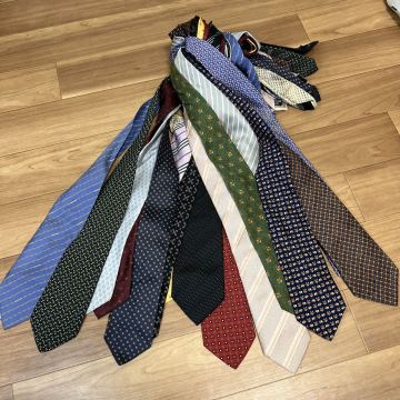 【まとめ売り】1円〜 ネクタイ GUCCI BVLGARI Ferragamo FENDI CELINE ARMANI BURERRY dunhill ブランド 総柄