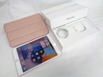 ★極美 Apple iPad mini 7.9インチ 第5世代 Wi-Fi+Cellular 256GB GOLD MUXE2J/A モデルA2124 判定〇☆彡