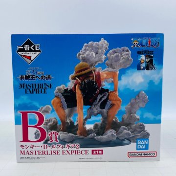 新品未開封 バンダイ 一番くじ ワンピース 海賊王への道 B賞 モンキー・D・ルフィ ギア2 MASTERLISE EXPIECE フィギュア