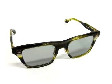 1円 ■極美品■ DITA ディータ DTS713-A-03 THAVOS 53□21-146 サングラス メガネ 眼鏡 メンズ レディース クリアグリーン系 FV8839