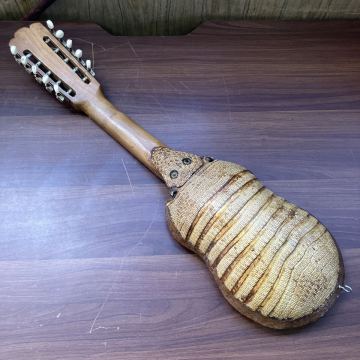  チャランゴ アルマジロ ボディ 胴 南米 アンデス 民族 古楽器 弦楽器 楽器 民族楽器 検) ギター マンドリン 琵琶 和楽器