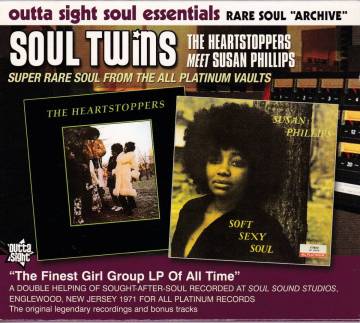 Rare Groove/甘茶ソウル■THE HEARTSTOPPERS + SUSAN PHILLIPS (1971 + 1971 +7bonus) 2LP on 1CD レア廃盤 AtoZディスクガイド掲載作!!