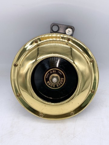 中古 SUPERHORN スーパーホーン ハイタイプ 12V 345Hz クラクション 警音器 自動車 カスタム 引取歓迎 茨城県常陸大宮 0126こ6 E2 60