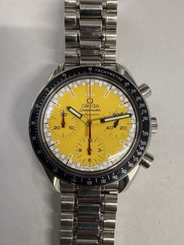 1円〜 OMEGA(オメガ) スピードマスター　3510.12 シューマッハモデル　イエロー文字盤　自動巻き 出品:ANTIEGRANDE(アンティグランデ)