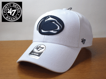 A748《未使用品》47 BRAND 47ブランド【フリーサイズ】USカレッジ PENN STATE UNIVERSITY ペン州立大学 野球帽 帽子 キャップ USモデル