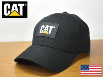 A770《未使用品》 CAT キャタピラー【フリーサイズ】帽子 キャップ アウトドア USモデル