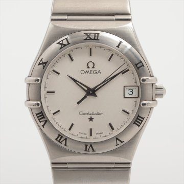 ■ 1円 ～ 中古品 参定22.0万■ OMEGA オメガ ■ コンステレーション 1512.30 1552/862 ■ クォーツ ホワイト 白 メンズ ユニセックス