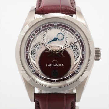 ■ 1円 ～ 正規 中古 参定30.8万■ CITIZEN シチズン ■ カンパノラ 深緋 BU0040-06W ■ 8730 ソーラー ムーンフェイズ コンプリケーション