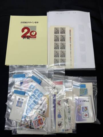 未使用 切手 まとめて 総額106,294円 郵便切手 日本切手 記念切手 20世紀デザイン切手ブック バラ シート 仕分け済み WA483
