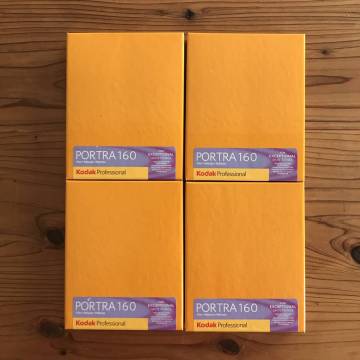 【期限2026.6】Kodak PORTRA 160 ポートラ 160 4x5 4箱セット