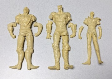 海洋堂 ガレージキット ガレキ フィギュア ◆ 北斗の拳 1/12 ケンシロウ ファルコ 1/15 ケンシロウ 片山浩 【ジャンク】