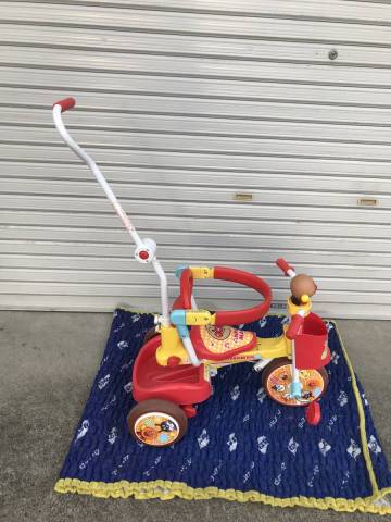 2809 M&M エムアンドエム アンパンマン オールインワンUP2 折りたたみ三輪車 ガード付き 乗用玩具 おもちゃ 子供用 移動/外出用品 他