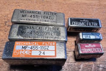 455kHz メカニカル フィルター 他一式