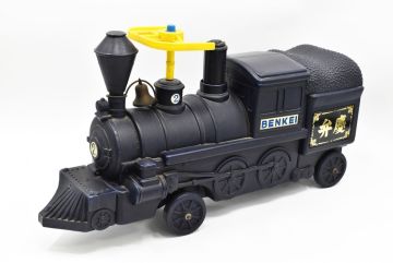 (1333P 0112T18)1円～ エーワントイ 浅草玩具 蒸気機関車 弁慶号 SL 国鉄 乗用玩具 子供用乗り物 おもちゃ 当時物 昭和レトロ 現状品