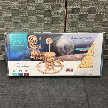 S925-C4-4405【未開封】Ugears ユーギアーズ メカニカルテルリオン 三球儀 木製 模型 立体パズル おもちゃ 玩具 OA