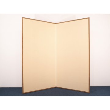 【真作】【渡鹿庵】[無地] 17133 屏風 白地 紙本 無落款