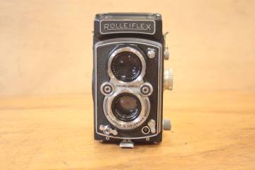 ROLLEIFLEX ローライフレックス SYNCHRO-COMPUR FRANKE＆HEIDECKE 二眼レフカメラ Heidosmat 1:2.8 Tessar 1:3.5 f=75mm