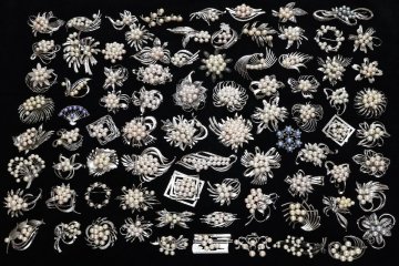 おたからや◆真珠ブローチ アコヤ 本真珠 おまとめ【B-YA02931】