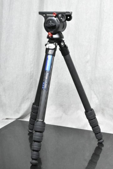 【C】Leofoto Ranger LS-255C 軽量ポータブル カーボン三脚 カメラ レオフォト Carbon fiber Tripod ケース付属 3190816