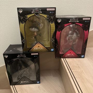 1円〜 新品未開封 一番くじ ホロライブ Villain Style 獅白 ぼたん 大神ミオ 角巻わため フィギュア 3体セット