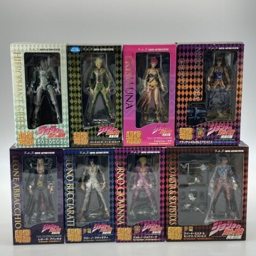 IWA 【現状渡し品】 ジョジョの奇妙な冒険 フィギュア8体セット ハイエロファントグリーン トリッシュ・ウナなど 〈038-260112-WA-02-IWA〉