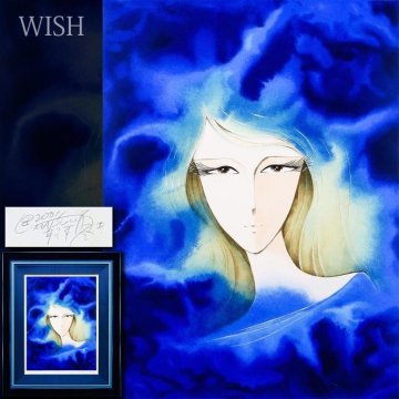 【真作】【WISH】松本零士「スターシャⅠ」シルクスクリーン 約15号 大作 直筆サイン ◆人気作　　〇代表作「銀河鉄道999」 #25123611