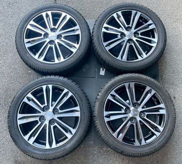 【婀】DAIHATSU ダイハツ タント カスタム 純正 アルミ ホイール 15&times;4 1/2J 4穴 スタッドレス 165/55 R15 4本 セット LA600S 650S A8FB16