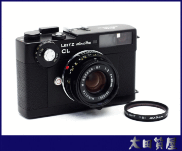 22)LEITZ Minolta CL（ライツ ミノルタCL）+ MINOLTA M-ROKKOR-QF 40mm F2 シャッター落ちOK 中古☆1円～売切り