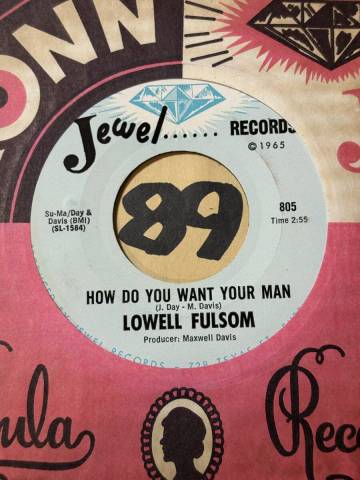 LOWELL FULSOM HOW DO YOU WANT YOUR MAN / SLEEPER 両面NM 