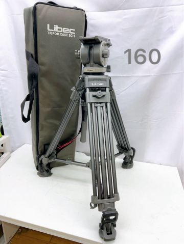 1AA008 プロ用ビデオ三脚 Libec 70 リーベック カメラ (H70) トライポッド t98 純正ケース付 現状品
