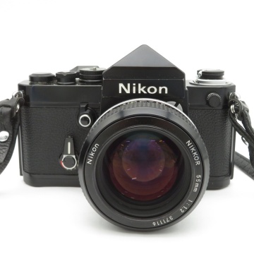 1円〜 Nikon ニコン F2 アイレベル (DE-1) フィルムカメラ NIKKOR 55mm F1.2 ケース付 動作確認済 4458686