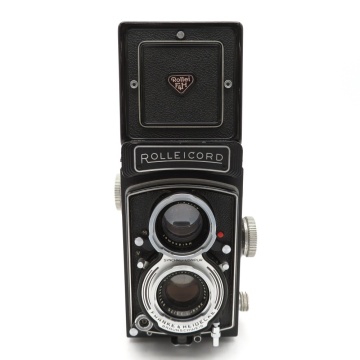 1円〜 Rollei ローライ ROLLEICORD Vb 二眼レフカメラ Heidosmat 75mm F3.2/Xenar 75mm F3.5 動作確認済 4205232