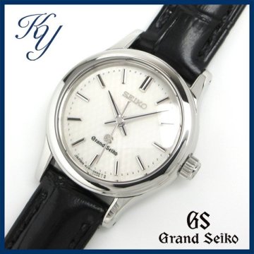 1円～ 3ヶ月保証付き 磨き済み 美品 本物 人気 Grand Seiko グランドセイコー 4J51-0AA0 革ベルト レディース 時計
