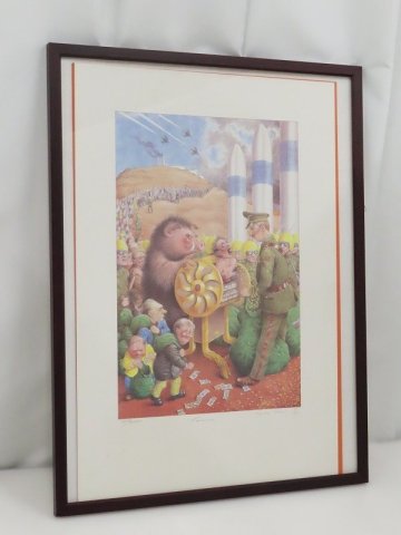 George Harrison and Keith West「Taxman」ジョージ・ハリスン直筆サイン入り リトグラフ Lot.57 タックスマン ザ・ビートルズ■031442002