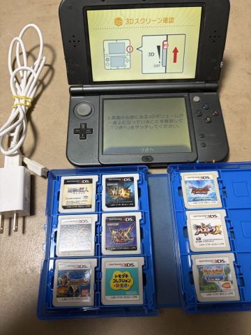 中古品　Newニンテンドー3DS LL ソフトあり！欠品あり
