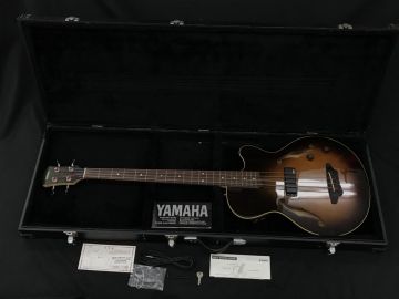 0103-112TYH4229 佐川 エレキベース YAMAHA ヤマハ BEX-4 ブラウン セミアコベース エレキベース ケース付き 音出し◯