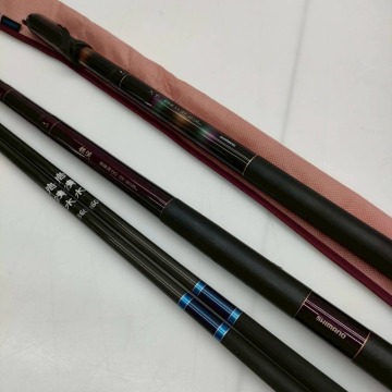 05w18097★1円~ 【渓流ロッド4点セット】シマノ 天平/シマノ 銀渓/石清水 カーボンロッド 釣竿・ロッド 中古品 【館林店】