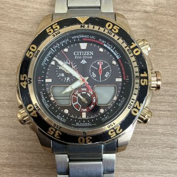 U121-T27-1102 ◎ CITIZEN シチズン PROMASTER プロマスター Eco-Drive C660-S067634 クロノグラフ ソーラー メンズ 腕時計 TC